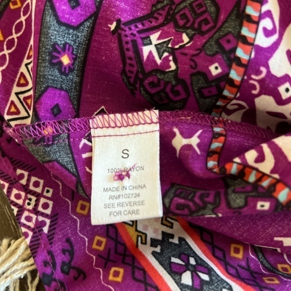 Grand and Greene Bohemian Flowy Colorful Top - Picture 8 of 15